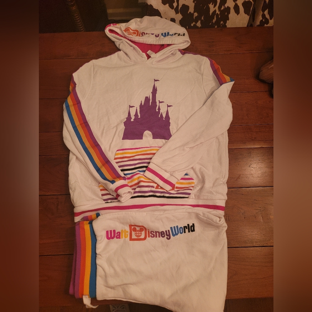3 Sets of Disney Outfits, Sweatsuit & PJs